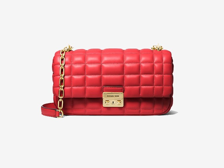 Tribeca Large Quilted Leather Shoulder Bag